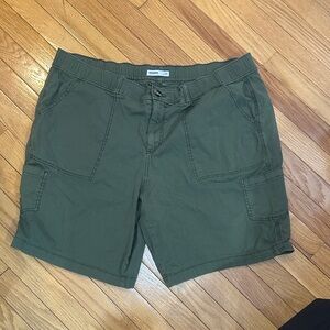 Sonoma Women's Green Cargo Shorts